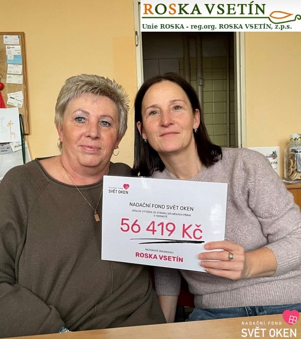 Vánoční strom splněných přání 2024 - výtěžek